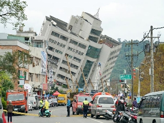 Gempa 6,4 Magnitudo mengguncang Taiwan. (foto/istimewa)