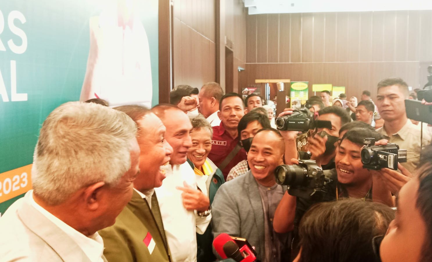 Wakil Gubernur Sumatera Utara, Musa Rajekshah  pada Seminar Jaringan Media Siber Indonesia (JMSI) di Convention 2, Hotel Santika Dyandra Medan, Rabu (7/2/2023).(foto/istimewa)