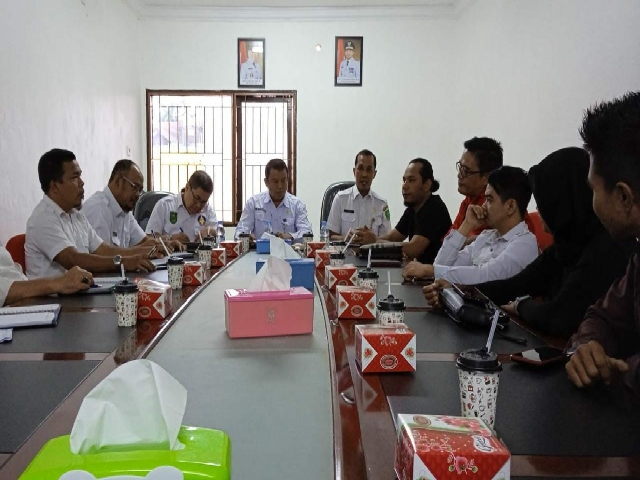 Rapat mematangkan persiapan HPN dan HUT JMSI ke 3 tingkat Provinsi Riau di Inhu. (foto/istimewa)
