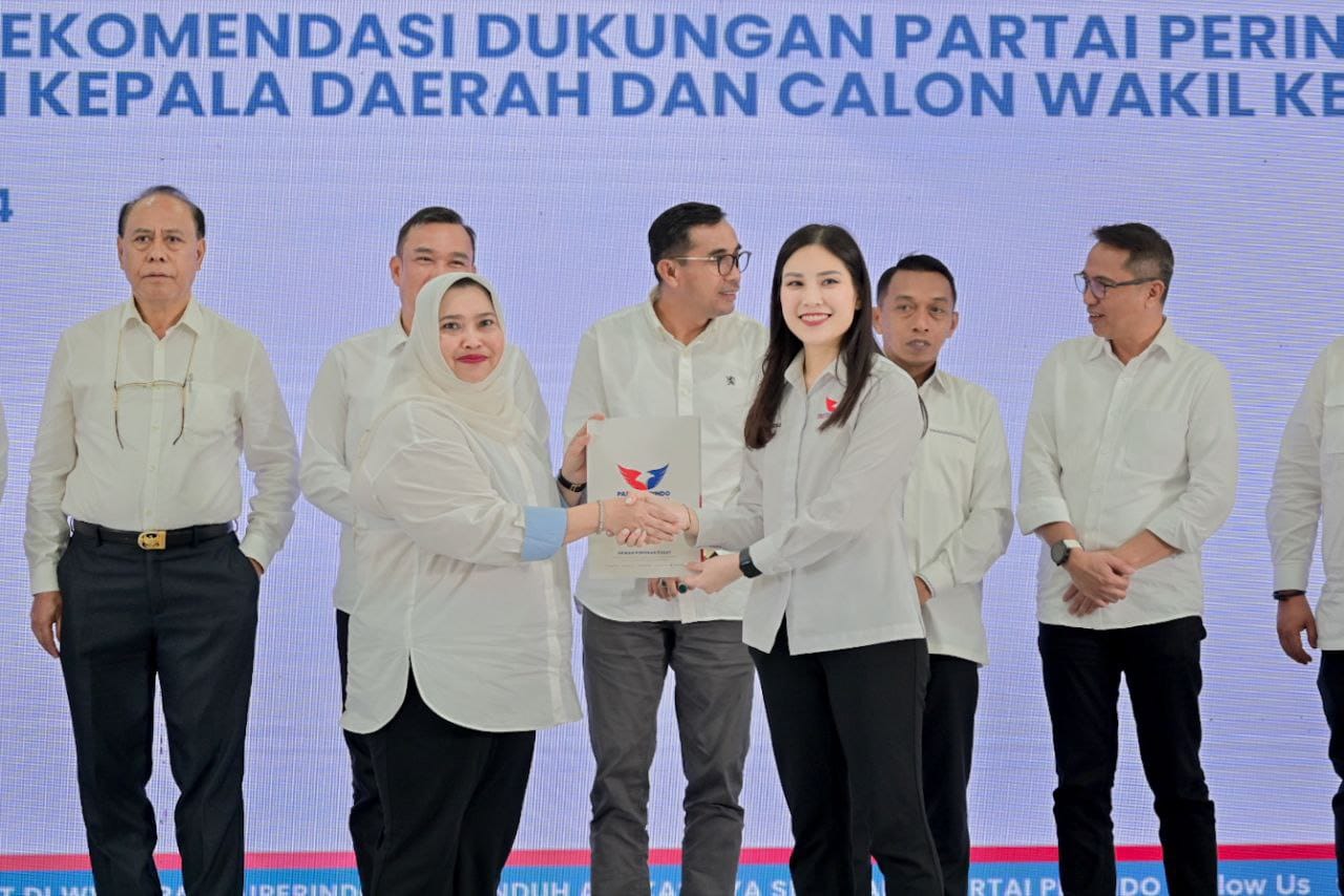 Kasmarni didukung enam parpol pengusung pilkada Kabupaten Bengkalis 2024.(foto::ist)