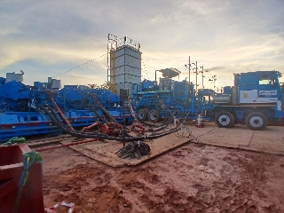 Operasi practuring di blok rokan (foto:ist)
