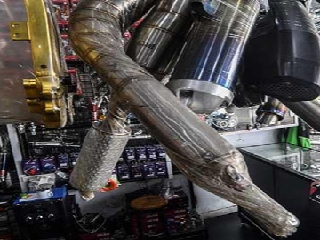 Knalpot motor Brong bebas di pasaran.(foto: ist)